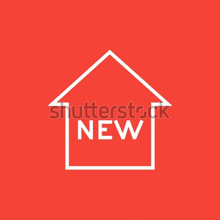 New house line icon. Stock photo © RAStudio