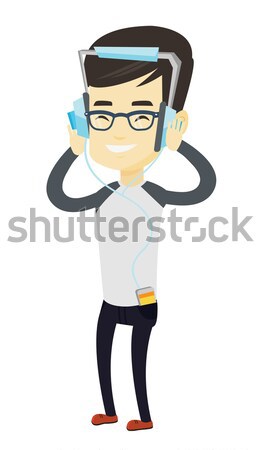 Man flying drone vector illustration. Stock photo © RAStudio