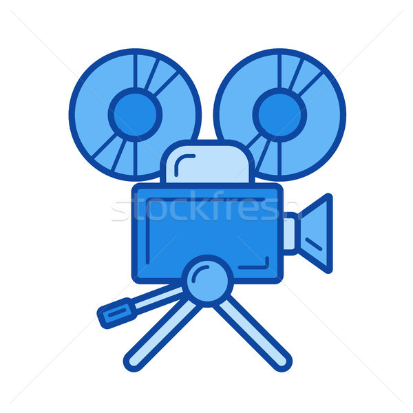Cinema camera line icon. Stock photo © RAStudio