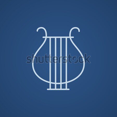 Lyre line icon. Stock photo © RAStudio