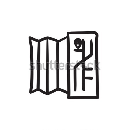 Map line icon. Stock photo © RAStudio