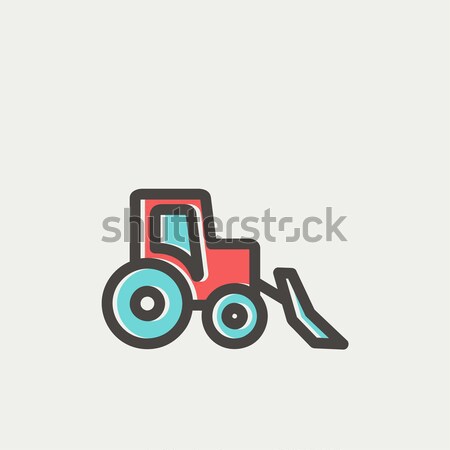 Bulldozer sketch icon. Stock photo © RAStudio