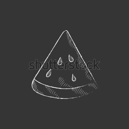 Watermelon sketch icon. Stock photo © RAStudio