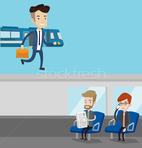 Two transportation banners with space for text. Stock photo © RAStudio