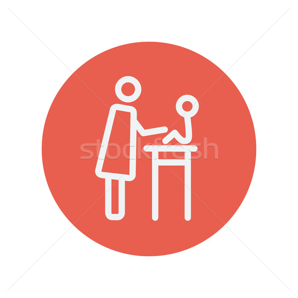 матери ухода ребенка сидят высокий Сток-фото © RAStudio