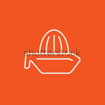 Lemon squeezer line icon. Stock photo © RAStudio