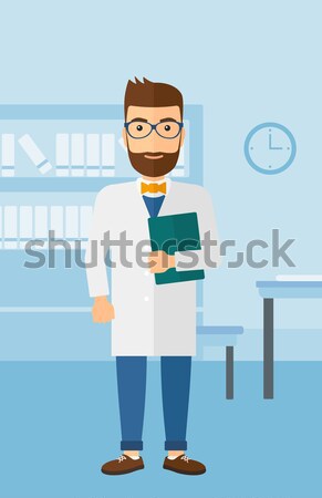 Man measuring waist. Stock photo © RAStudio