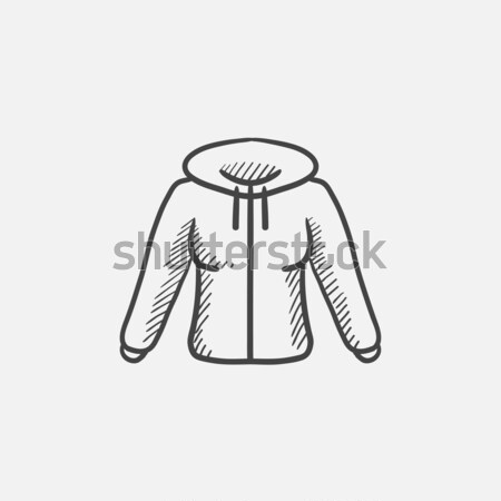 Hoodie sketch icon. Stock photo © RAStudio