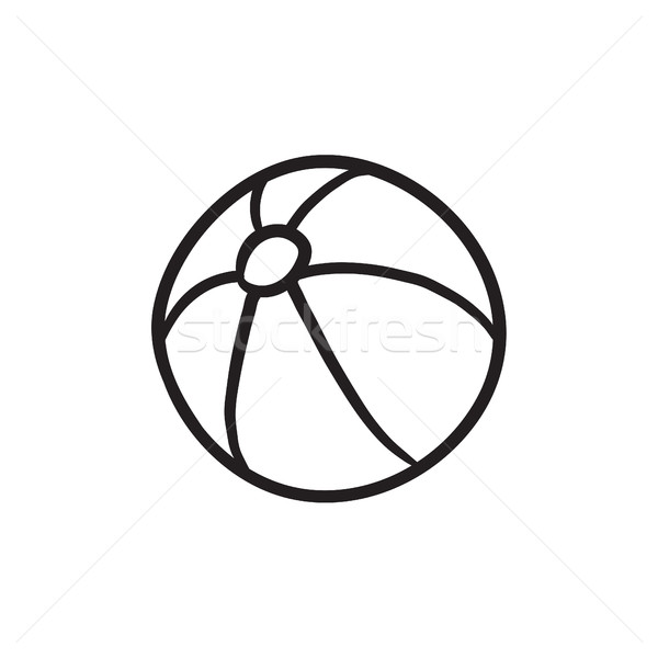 Ball sketch icon. Stock photo © RAStudio