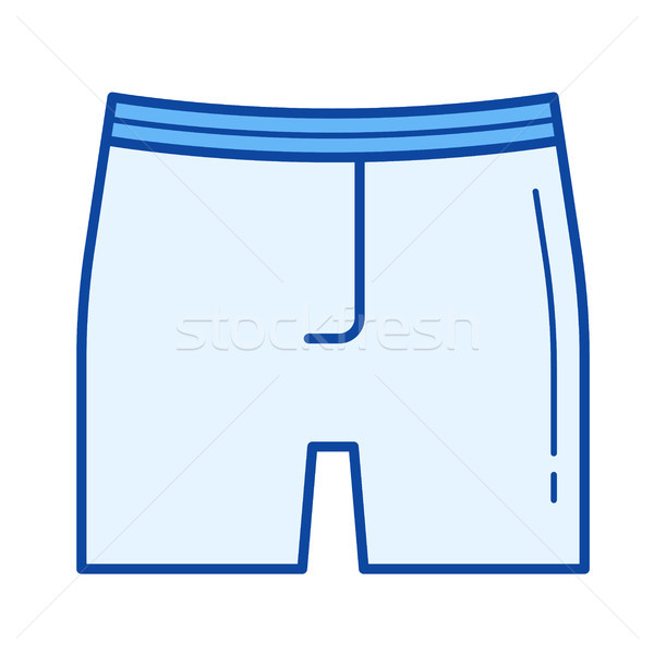 Boxer line icon. Stock photo © RAStudio