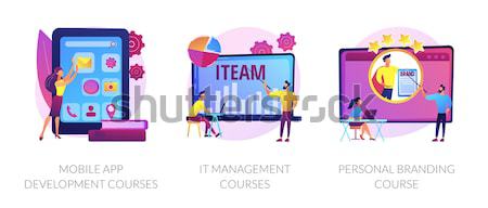 Back to school bash concept vector illustration. Stock photo © RAStudio