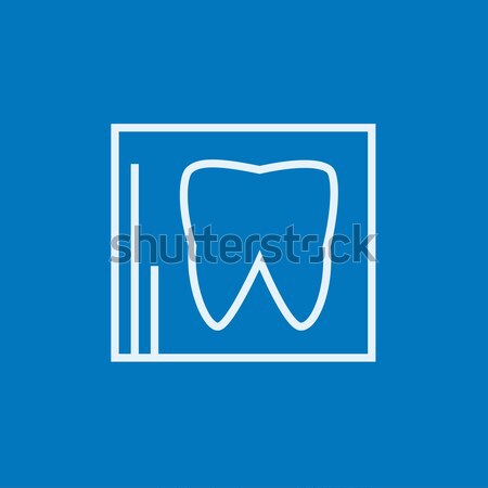 X-ray of tooth line icon. Stock photo © RAStudio