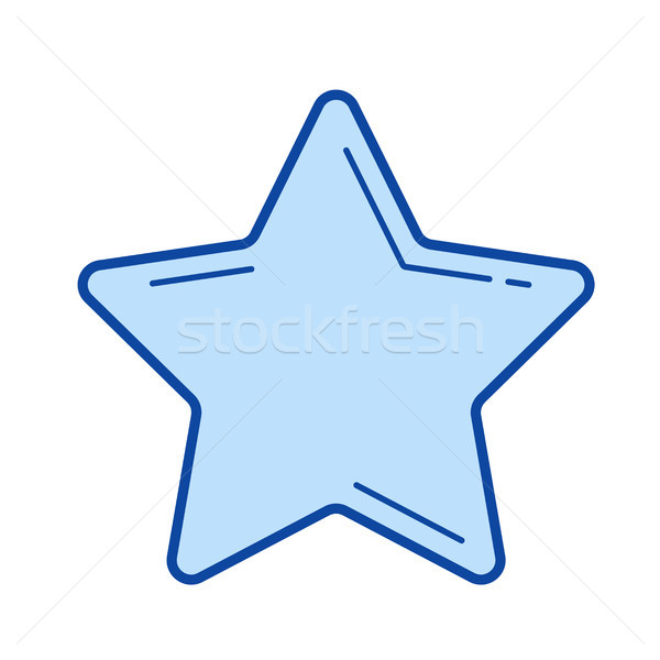 Music star line icon. Stock photo © RAStudio