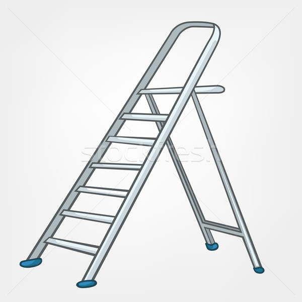 Cartoon Home Miscellaneous Ladder Stock photo © RAStudio