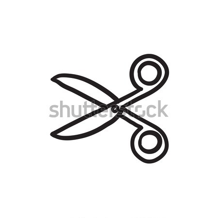 Scissors sketch icon. Stock photo © RAStudio