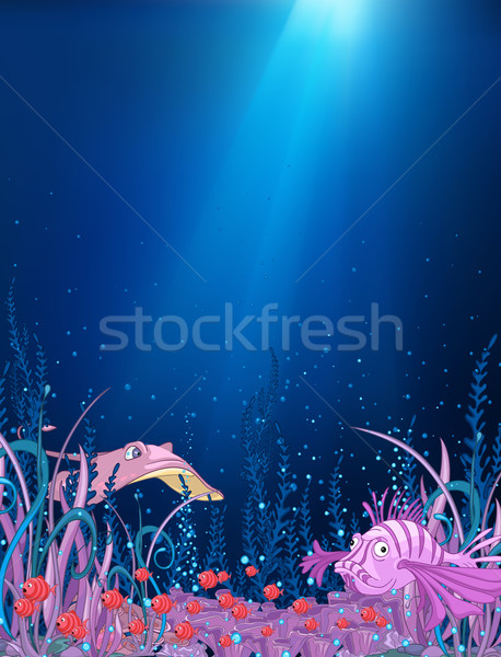 Ocean Underwater Cartoon Stock photo © RAStudio