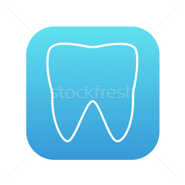 Tooth line icon. Stock photo © RAStudio