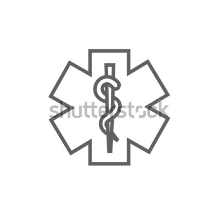 Medical symbol line icon. Stock photo © RAStudio