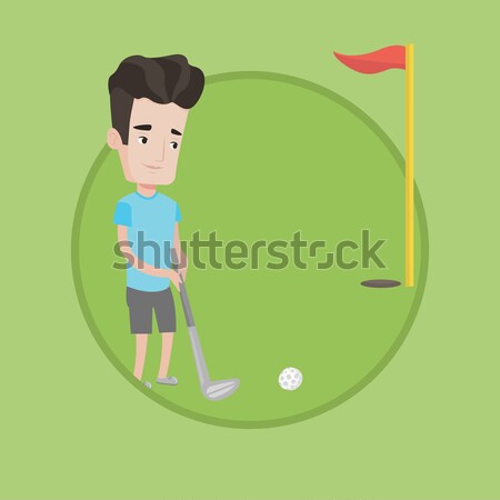 Man playing flying disc. Stock photo © RAStudio