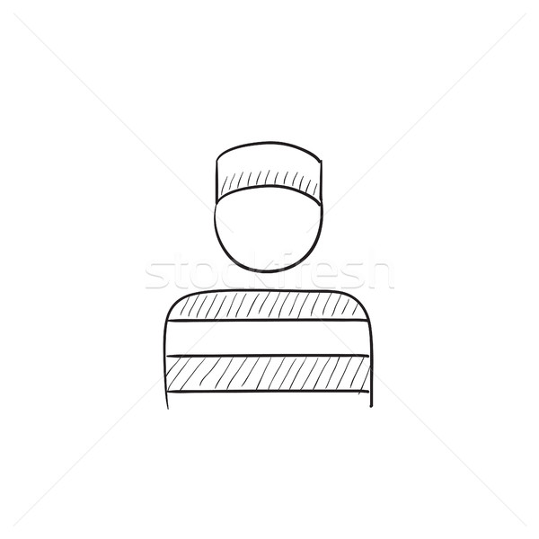 Prisoner sketch icon. Stock photo © RAStudio