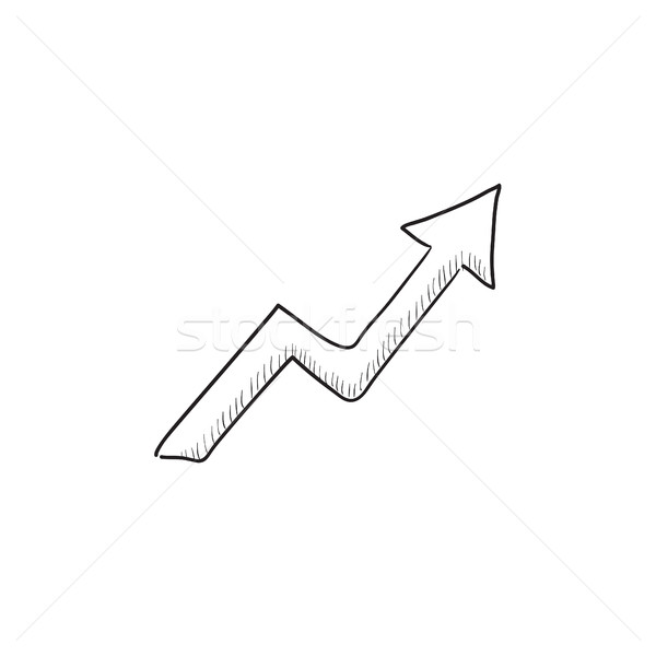 Arrow upward sketch icon. Stock photo © RAStudio