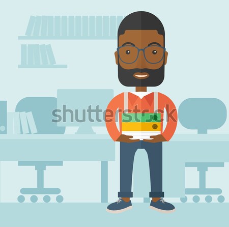 Office clerk. Stock photo © RAStudio