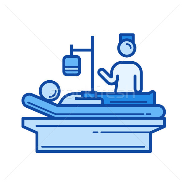 Nursing line icon. Stock photo © RAStudio