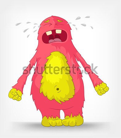 Funny Monster. Stop. Stock photo © RAStudio