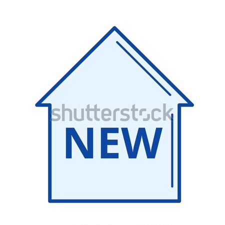 New house line icon. Stock photo © RAStudio