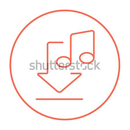 Audio book line icon. Stock photo © RAStudio