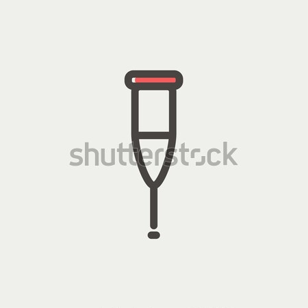 Crutch  sketch icon. Stock photo © RAStudio