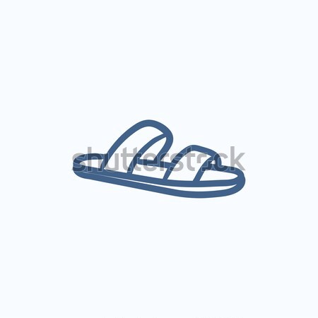 Flip-flops sketch icon. Stock photo © RAStudio