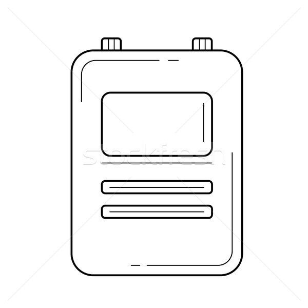 Medical records line icon. Stock photo © RAStudio