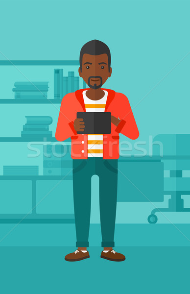 Man business kantoor vector ontwerp Stockfoto © RAStudio