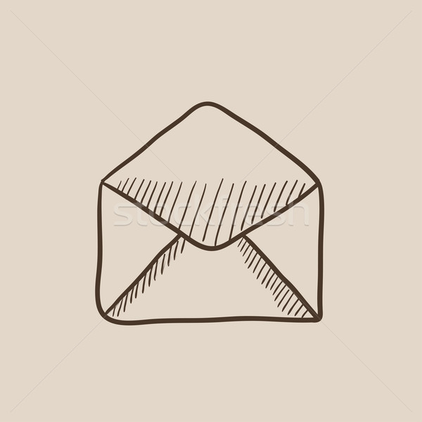 Envelope sketch icon. Stock photo © RAStudio