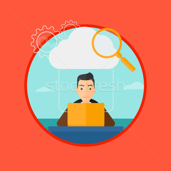 Cloud computing technology. Stock photo © RAStudio