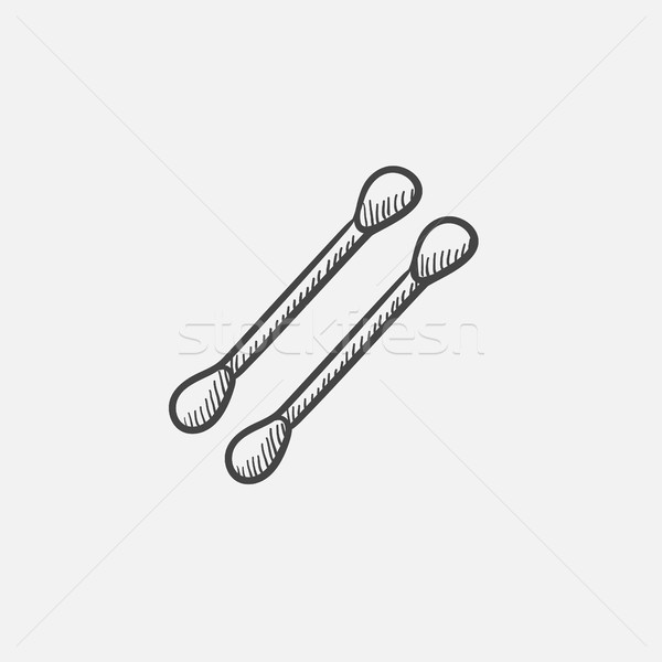 Cotone sketch icona web mobile infografica Foto d'archivio © RAStudio