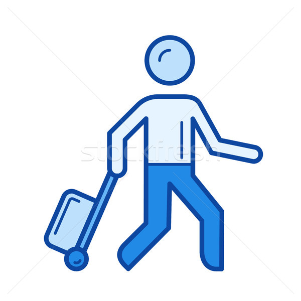 Passenger line icon. Stock photo © RAStudio