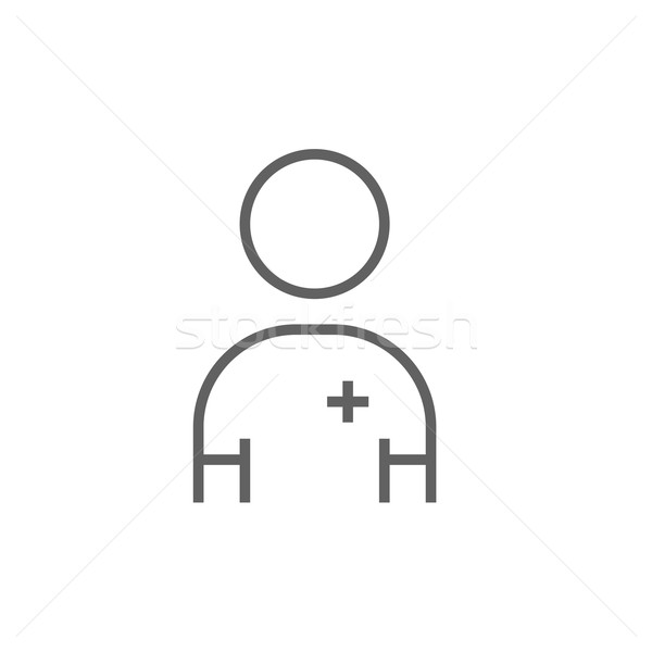 Nurse line icon. Stock photo © RAStudio