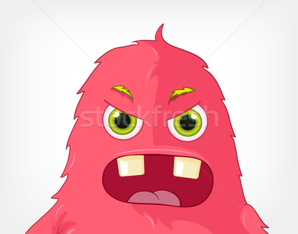 Funny Monster. Engry. Stock photo © RAStudio