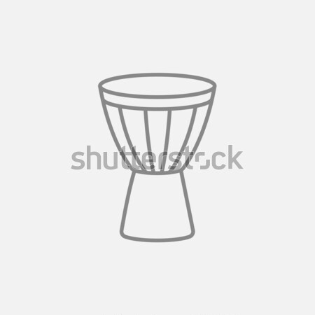 Timpani line icon. Stock photo © RAStudio