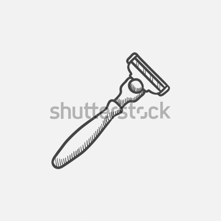 Razor sketch icon. Stock photo © RAStudio