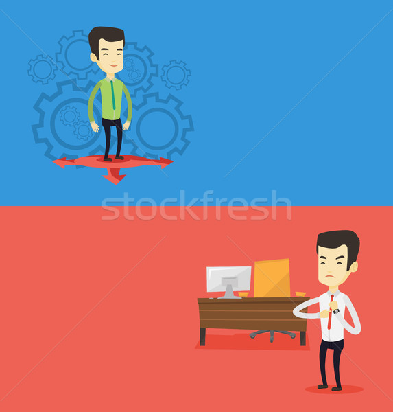 Two business banners with space for text. Stock photo © RAStudio