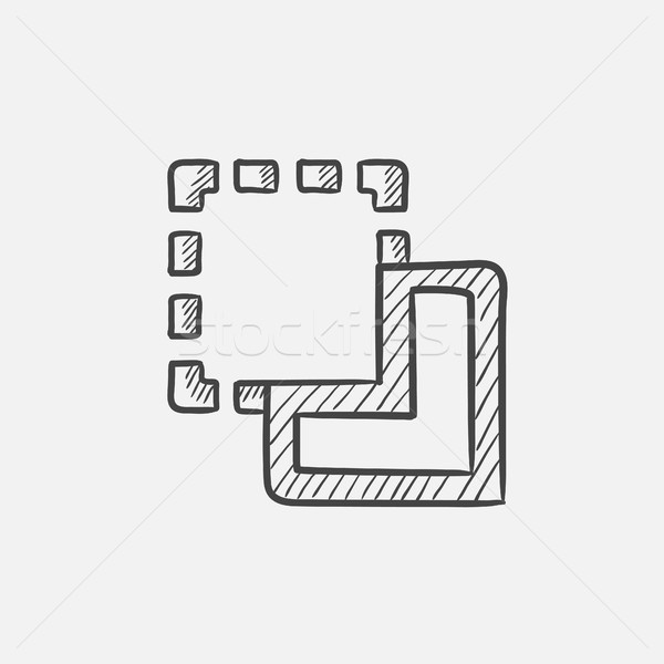 Merge sketch icon. Stock photo © RAStudio