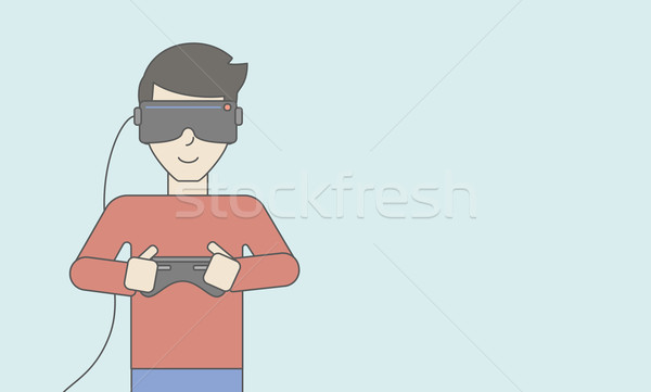 Virtual relaity headset. Stock photo © RAStudio