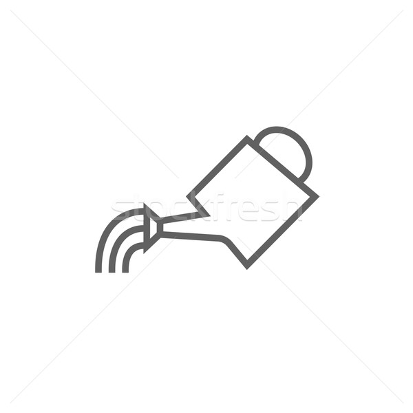 Watering can line icon. Stock photo © RAStudio