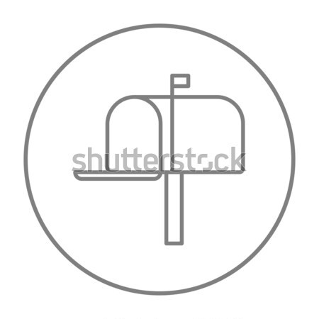 メールボックス 行 アイコン コーナー ウェブ 携帯 ストックフォト © RAStudio