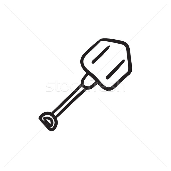 Shovel sketch icon. Stock photo © RAStudio