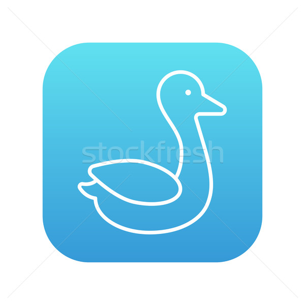 Duck line icon. Stock photo © RAStudio