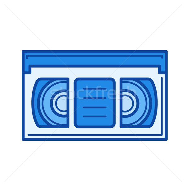 Video tape line icon. Stock photo © RAStudio
